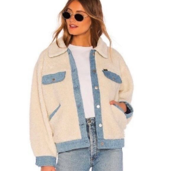 Wrangler Jackets & Blazers - Wrangler Sherpa Denim Jacket XS Womens Western